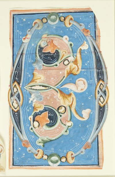 Ornamented Initial O by after Ubekendt