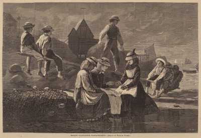 Seesaw - Gloucester, Massachusetts by after Winslow Homer
