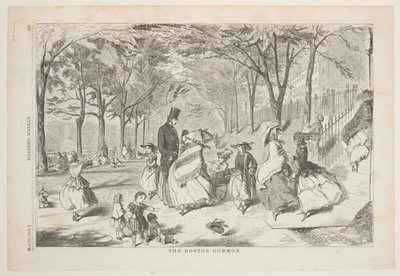 The Boston Common by after Winslow Homer