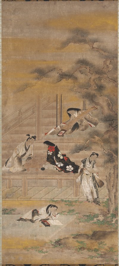 The Four Pleasures by attributed to Iwasa Matabei