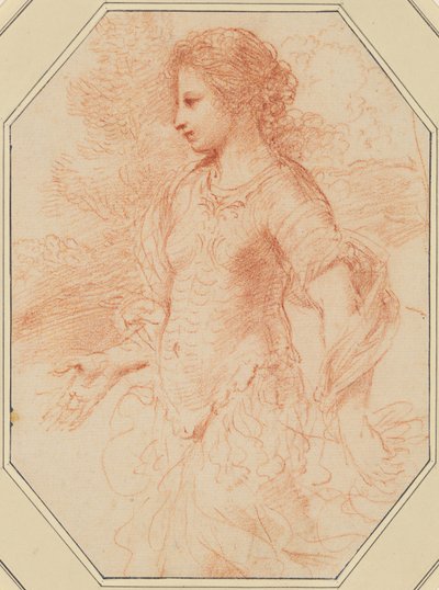 Erminia by called Guercino Giovanni Francesco Barbieri