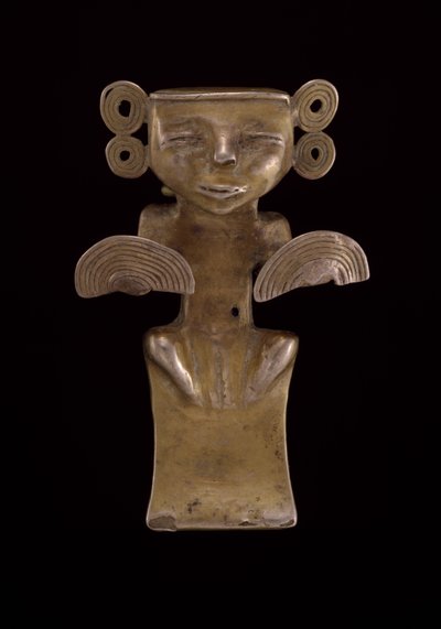 Open-Backed Figural Pendant by civilization Quimbaya