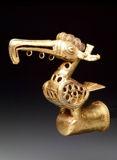 Bird-form Finial, c.500-1500 by culture Zenú