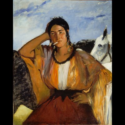 Gypsy with a Cigarette by Édouard Manet