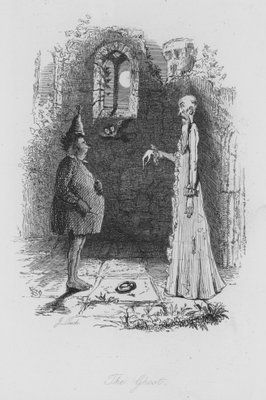 The Ghost (engraving) by John (after) Leech