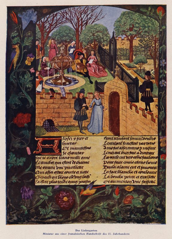 The Love Garden by (after) French School