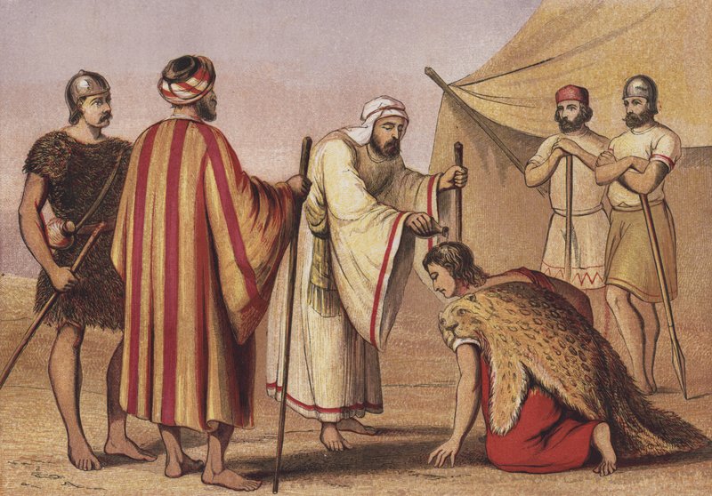 David Anointed King by English School