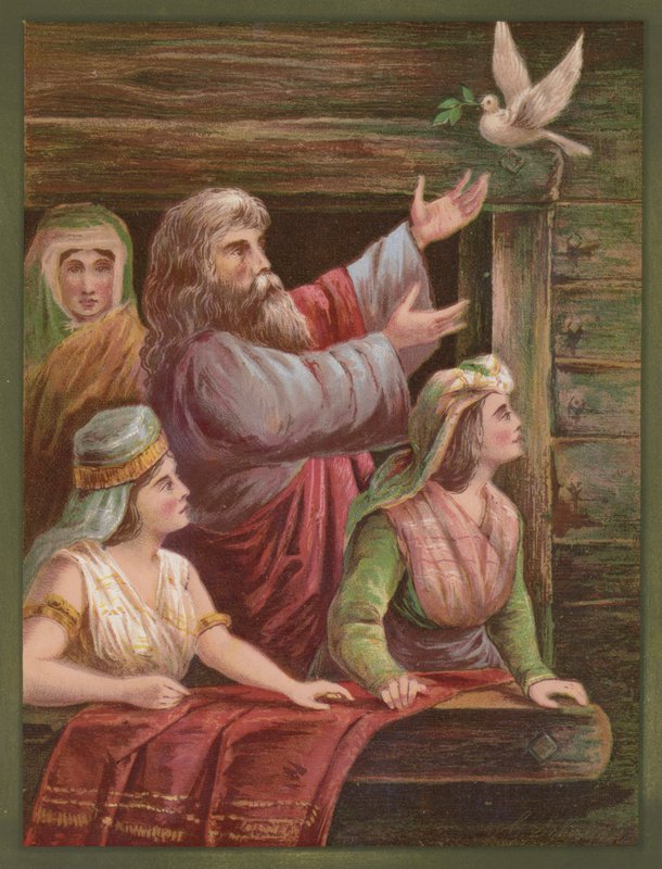 Noah in the Ark by English School