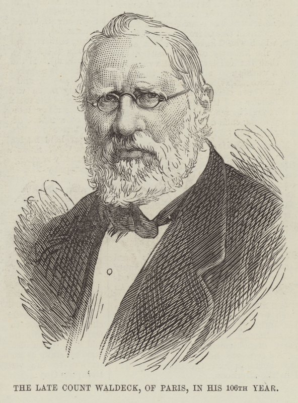 The late Count Waldeck, of Paris, in his 106th Year by English School