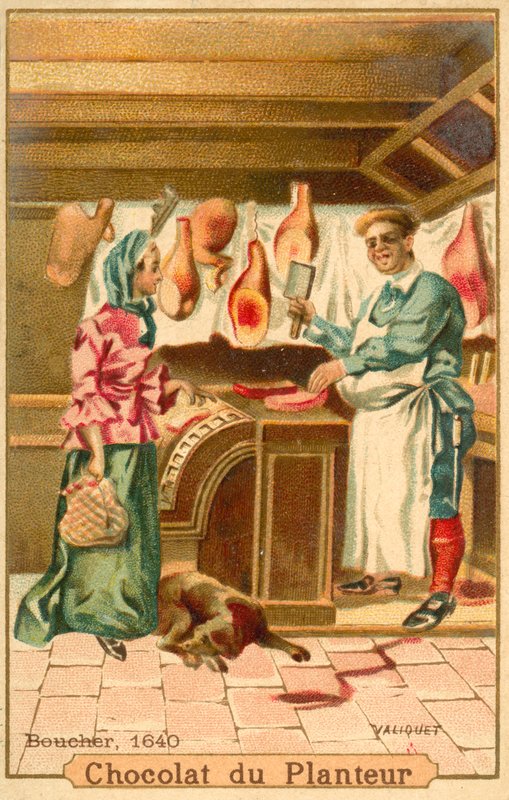 Butcher, 1640 by French School