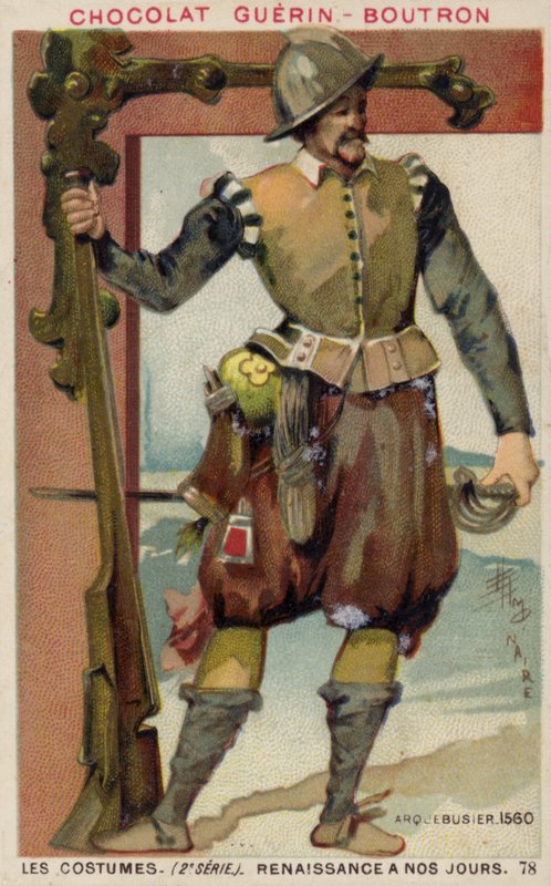Harquebusier, 1560 by French School