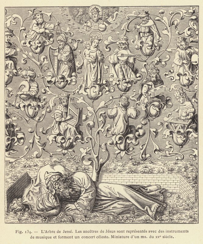 The Tree of Jesse by French School