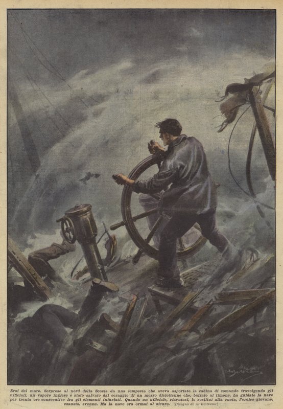 Heroes of the Sea by Achille Beltrame