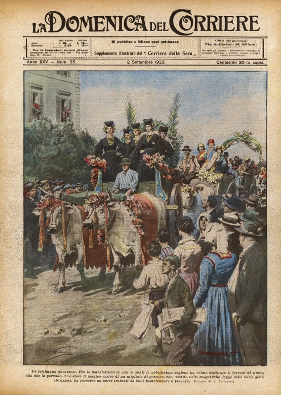 The Abruzzo Week by Achille Beltrame