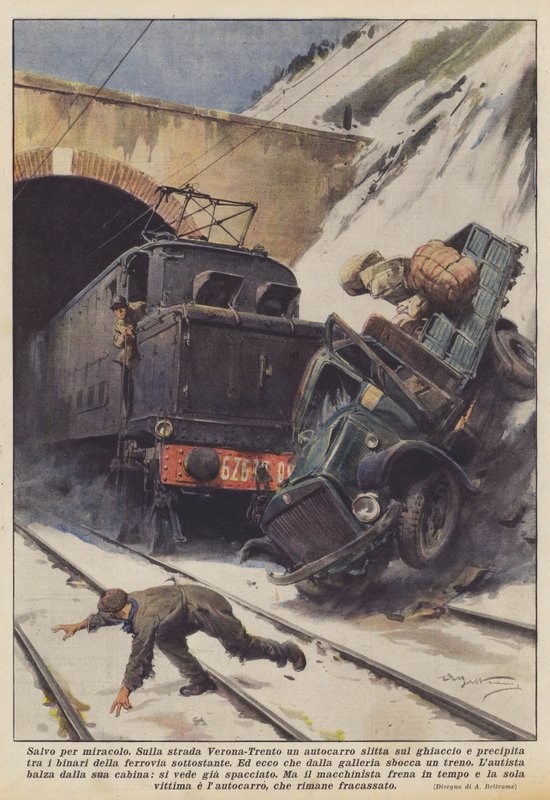 Saved by a Miracle by Achille Beltrame