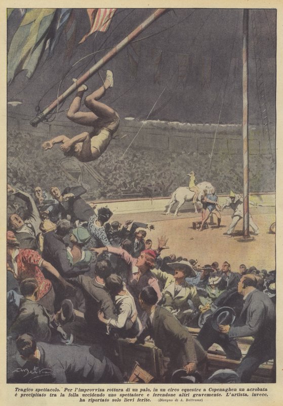 Tragic spectacle by Achille Beltrame