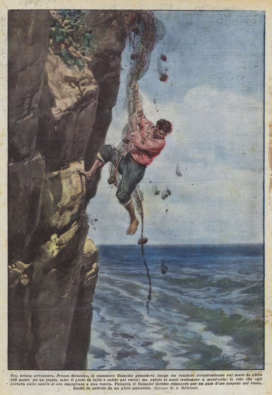 A Bad Adventure by Achille Beltrame