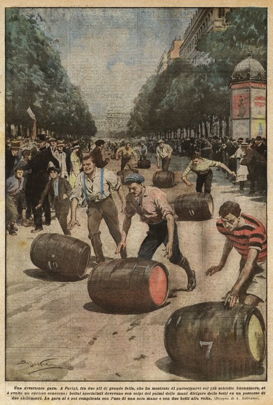 A Fun Race by Achille Beltrame