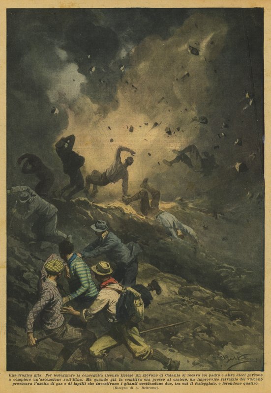A Tragic Outing by Achille Beltrame