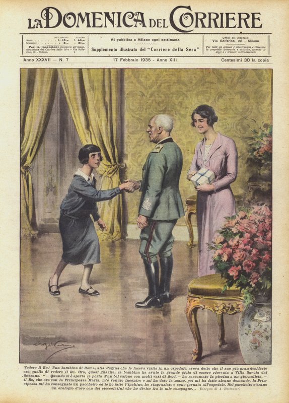 To See the King! by Achille Beltrame