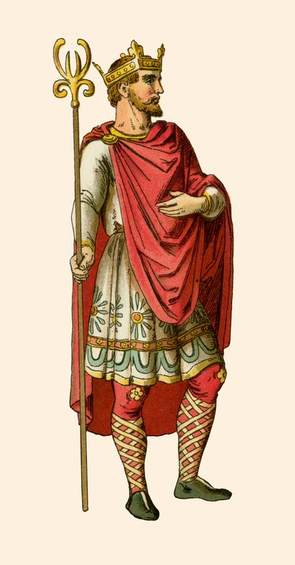 Anglo Saxon King by Albert Kretschmer