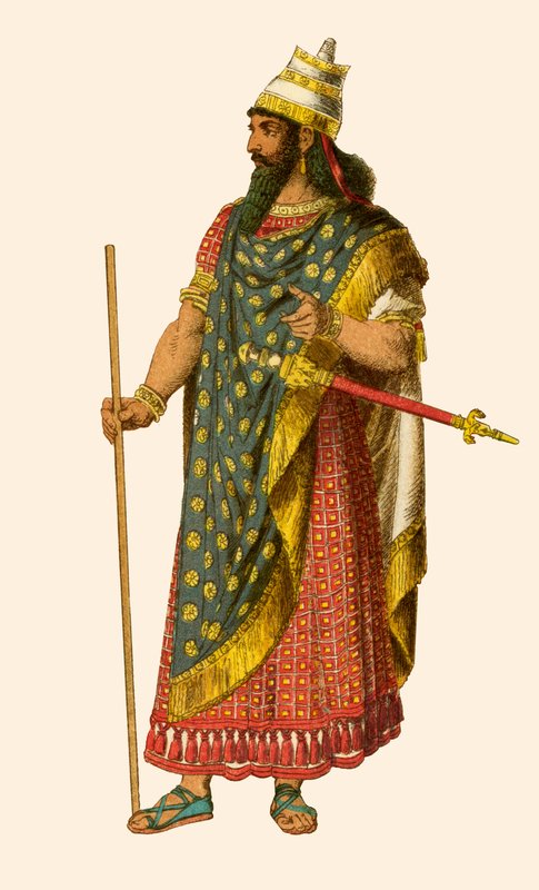 Assyrian king by Albert Kretschmer