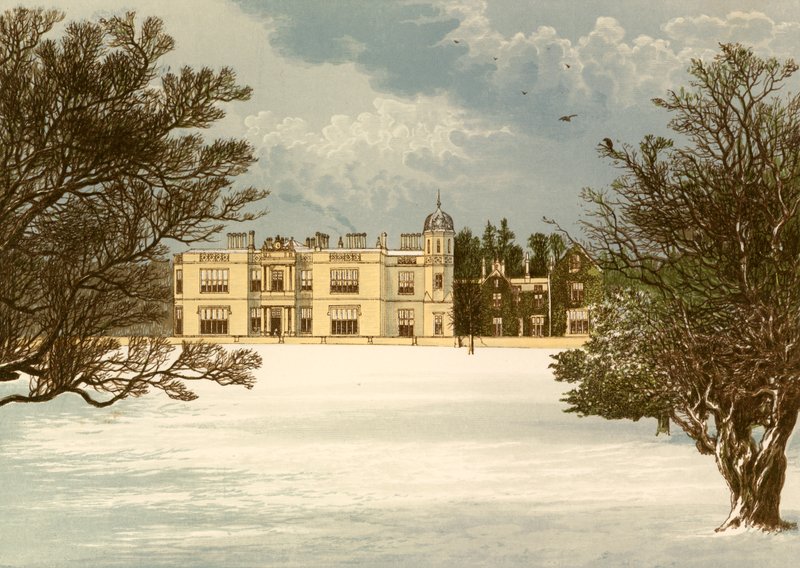 Eshton Hall by Alexander Francis Lydon