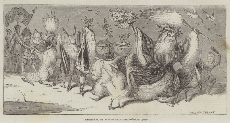 Christmas by Alfred Crowquill