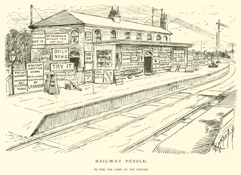Railway Puzzle by Alfred Courbould