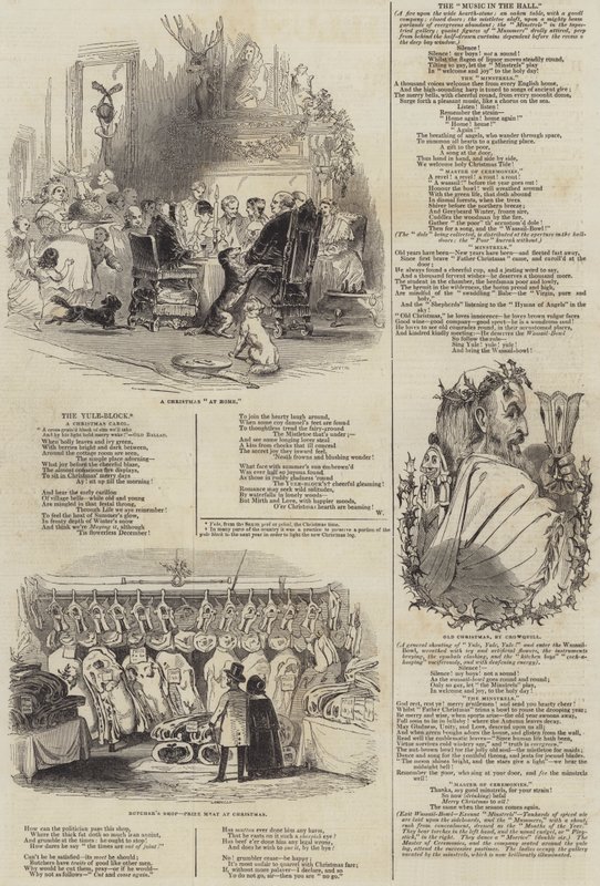 Christmas Scenes by Alfred Crowquill