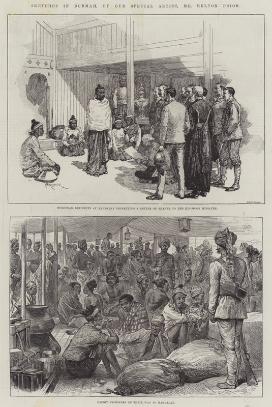 Sketches in Burma by Amedee Forestier