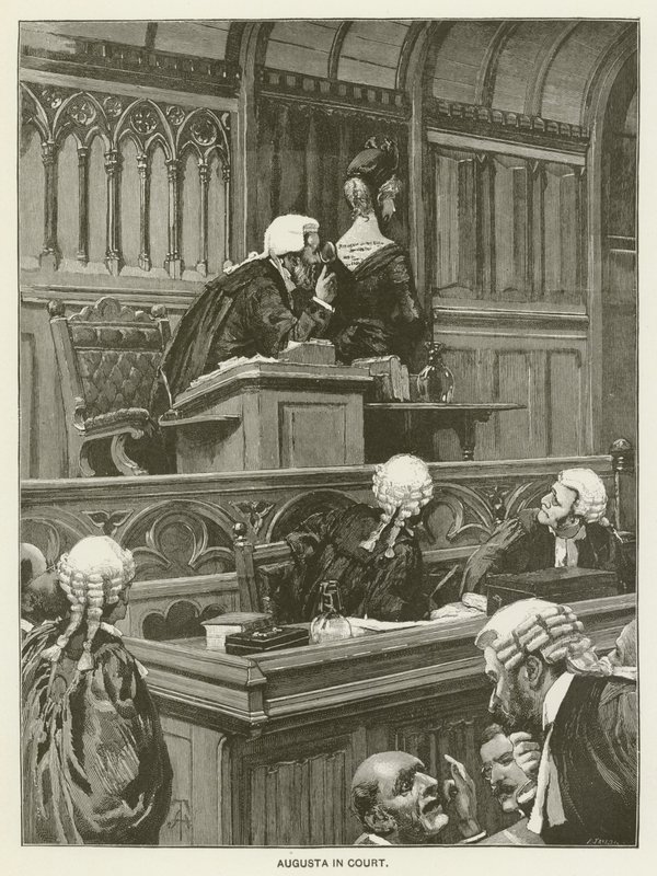 Augusta in Court by Amedee Forestier