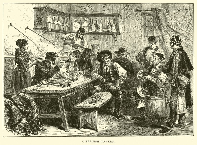 A Spanish Tavern by American School