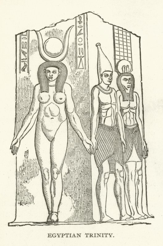 Egyptian Trinity by American School