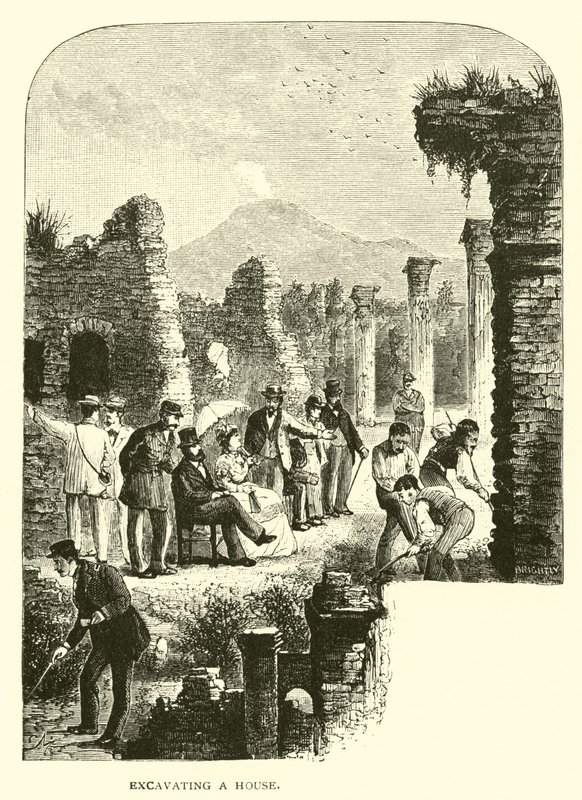 Excavating a House by American School