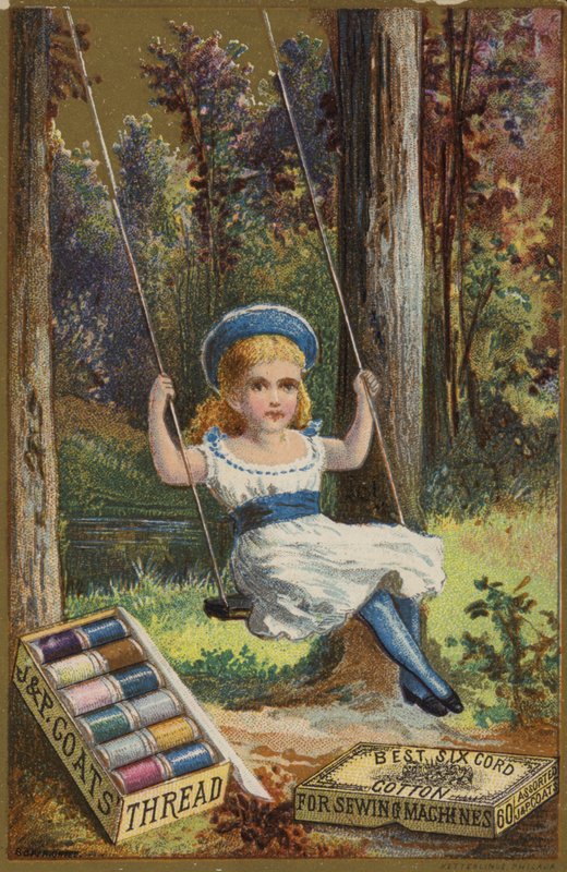 Girl on Swing by American School