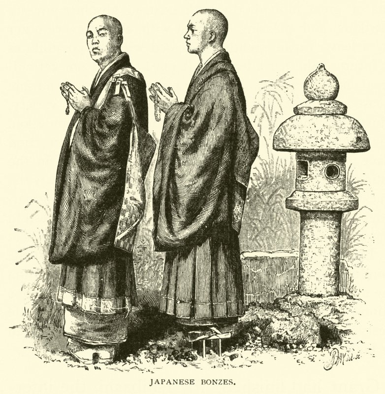 Japanese Bonzes by American School