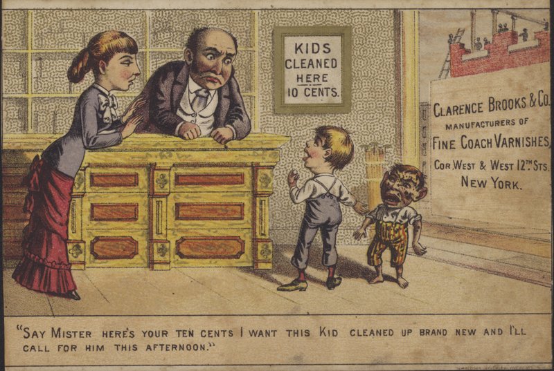 Kids cleaned here by American School