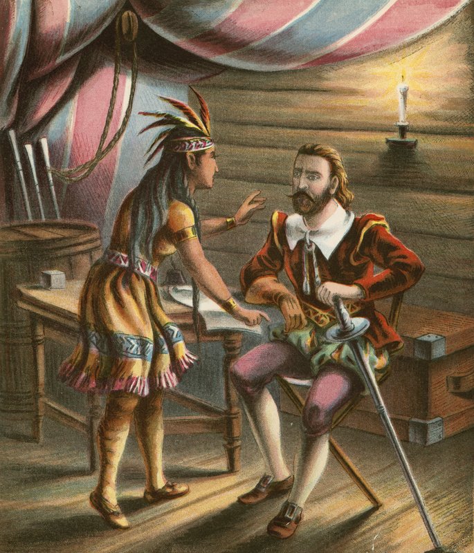 Pocahontas by American School