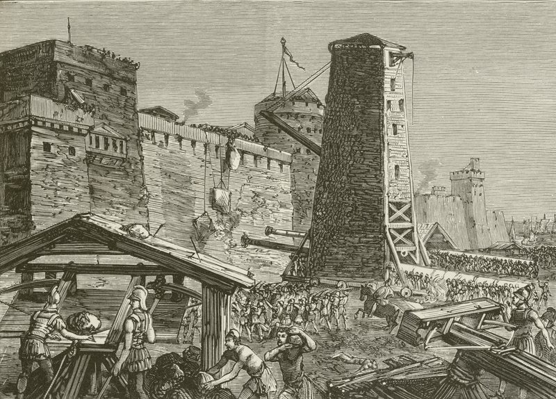 Siege of Aquileia by American School