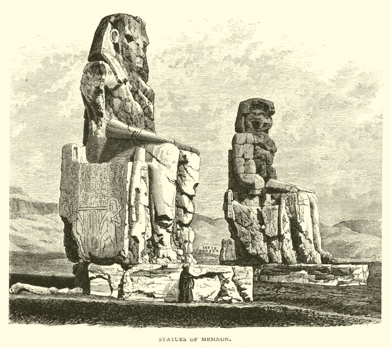 Statues of Memnon by American School
