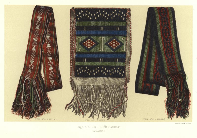 Zuni Sashes by American School