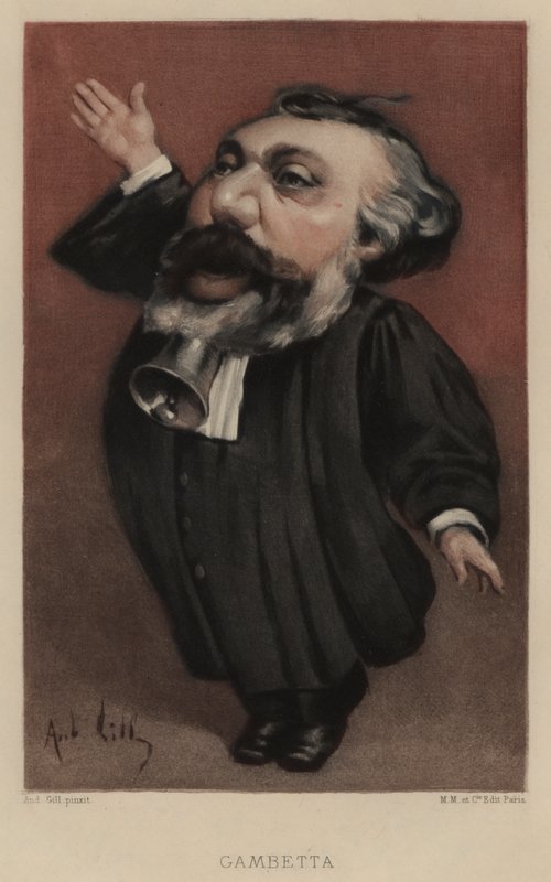 Leon Gambetta by Andre Gill
