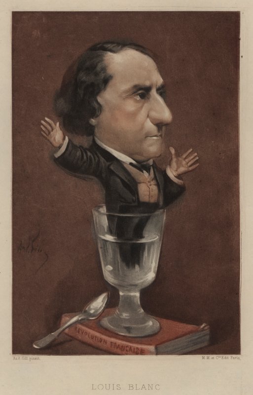 Louis Blanc by Andre Gill