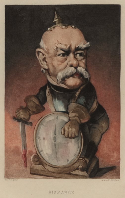 Otto von Bismarck by Andre Gill