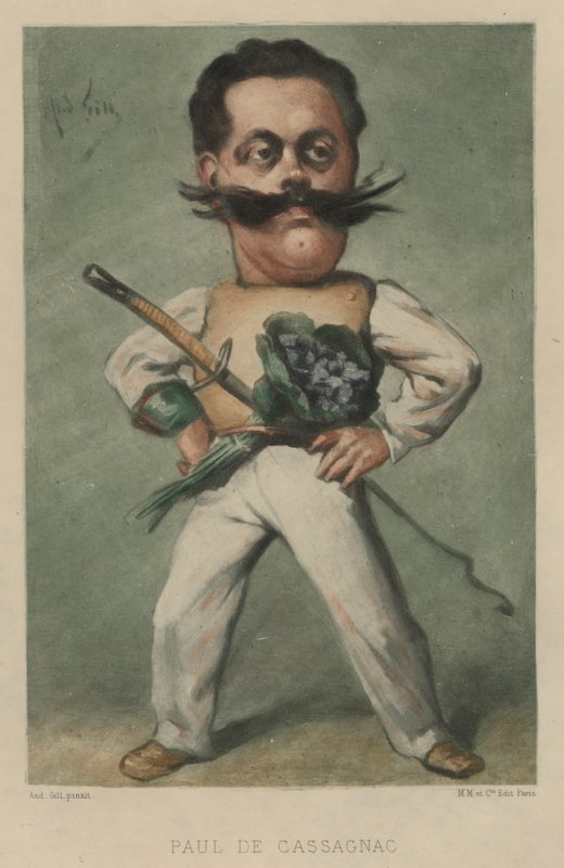 Paul de Cassagnac by Andre Gill