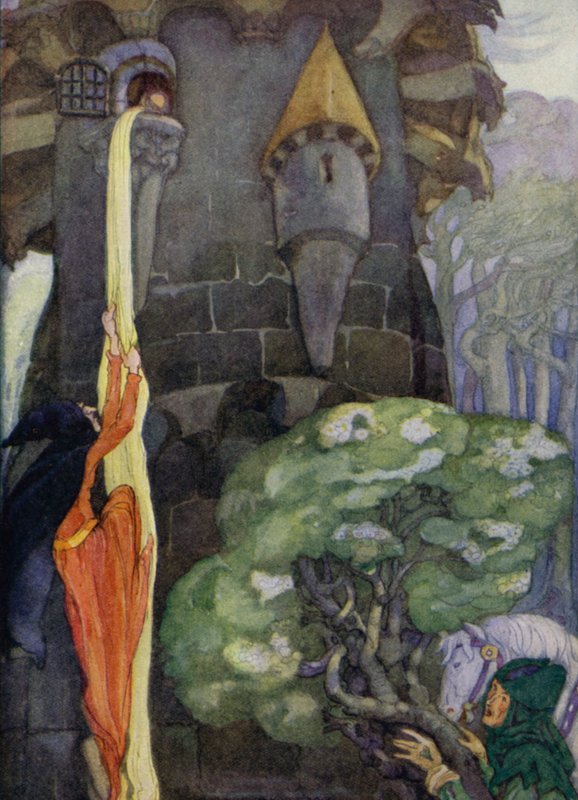 Rapunzel by Anne (after) Anderson