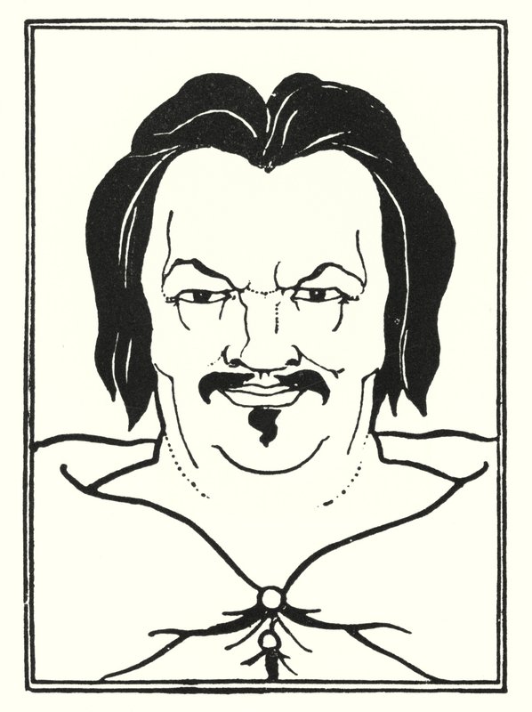 Cover design, side by Aubrey Beardsley