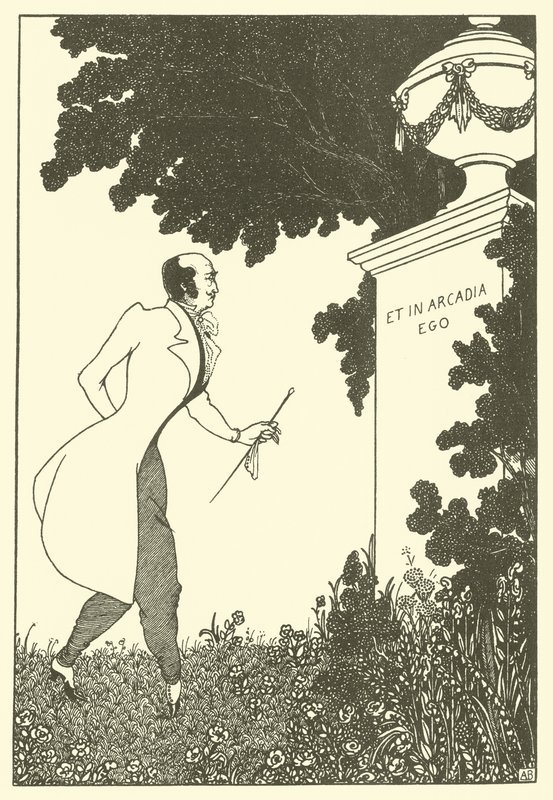 Et In Arcadia Ego by Aubrey Beardsley