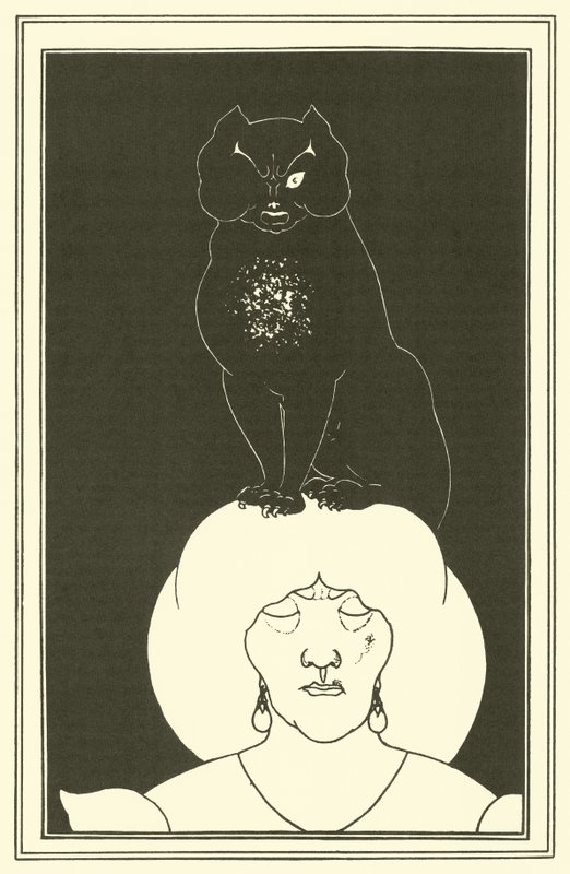 The Black Cat by Aubrey Beardsley